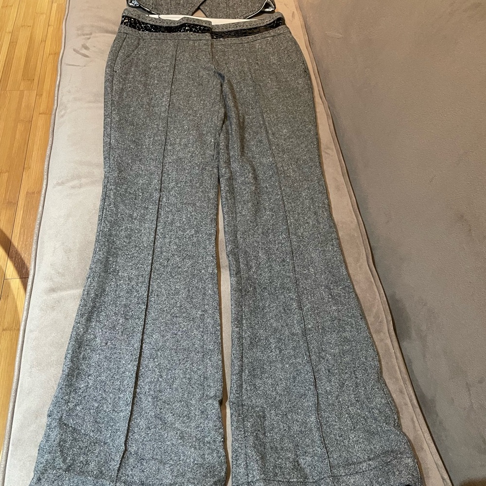 Beautiful two piece vest and pants with leather - Picture 6 of 6
